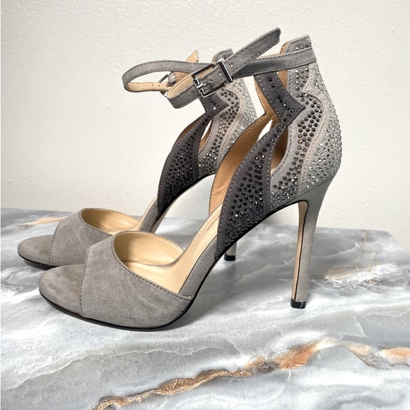 Jessica Simpson Shoes - Jessica Simpson Japara Grey Sandal Heel Women’s Size 6